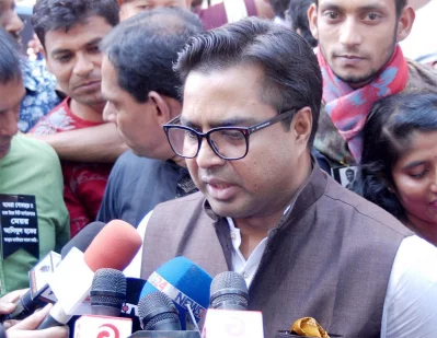 DSCC Mayor Sayeed Khokon talks to journalists after seeing the body of late mayor | Focus Bangla