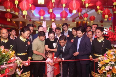 The ribbon cutting ceremony for the inauguration of Chinese Food Festival 2017, at the Silver Room of the Westin Dhaka on August 6. SYED ZAKIR HOSSAIN/DHAKA TRIBUNE