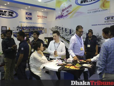 People of various countries, nationalities and from all sections of the garments and textiles industry attended the event. Photo: Syed Zakir Hossain/Dhaka Tribune