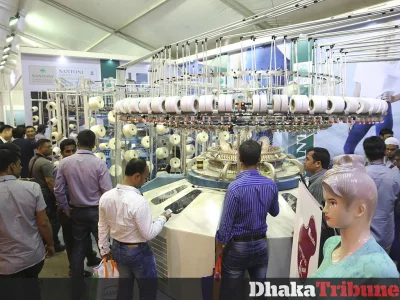 This year, there are over 1,200 booths across 18 halls at the Bangabandhu International Conference Centre, displaying a variety of equipment and products. Photo: Syed Zakir Hossain/Dhaka Tribune