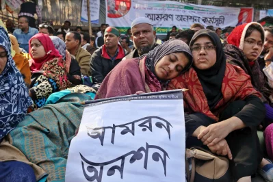The teachers rejected the ministers call because he didnt mention a timeframe within which the teachers would be brought under MPO coverage | Syed Zakir Hossain/Dhaka Tribune