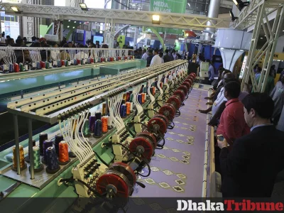 Much of the technology on display highlights the demand for automatic technology. Photo: Syed Zakir Hossain/Dhaka Tribune