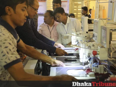 Digital displays on much of the equipment ensures that work can be done more accurately than ever before. Photo: Syed Zakir Hossain/Dhaka Tribune