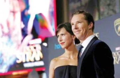 Valentineu2019s Day 2015, was a tragic day for u201cCumberbabes.u201d In an intimate 12th century medieval church in England, the Sherlock star tied the knot with avant-garde theatre and opera director, Sophie Hunter. | REUTERS