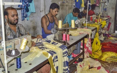 Working at Khalifa Patti benefits very few tailors, as the wages are severely low | Rabin Chowdhury/Dhaka Tribune