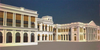 A restoration model of Ruplal House