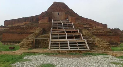 The excavation at Paharpur identified the Somapura Mahavihara as built by the second Pala king Dharmapala of Pu0101la Dynasty | Khondaker Md Abdur Rouf/DHAKA TRIBUNE