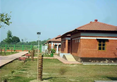 Mosque, food corners have been built recently in the compound area of Somapura Mahavihara | Khondaker Md Abdur Rouf/DHAKA TRIBUNE