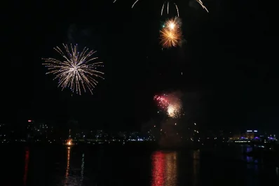 Fireworks display at Hatirjheel | Syed Zakir Hossain/Dhaka Tribune