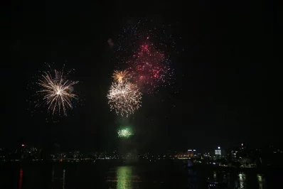 Fireworks display at Hatirjheel | Syed Zakir Hossain/Dhaka Tribune