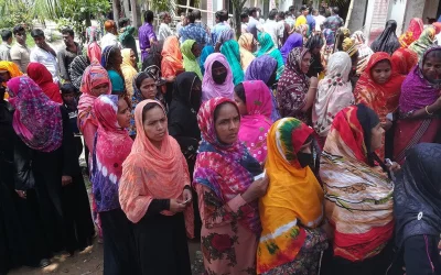 Women voters turned out in large numbers in the Gazipur City Corporation election | Mahmud Hossain Opu/Dhaka Tribune