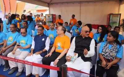 From the government, Road Transport and Bridges Minister Obaidul Quader, State Minister for Youth &amp; Sports Biren Sikder and Deputy Minister of Youth &amp; Sports Arif Khan Joy were also present at the event | Syed Zakir Hossain