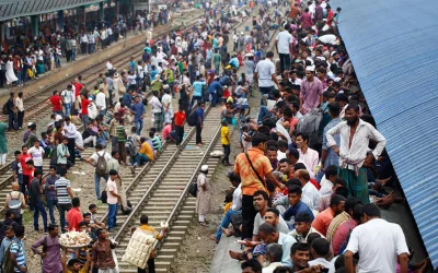 The Bimanbandar Railway Station near the airport in Dhaka is a major rail station where a large number of passengers embark their trains | Mehedi Hasan/Dhaka Tribune