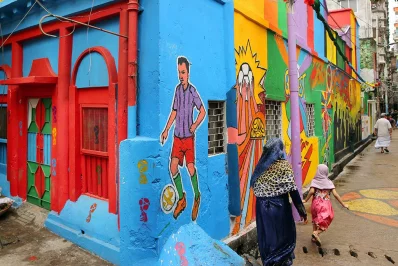 Kolta Bazar has seen ecstatic celebrations after World Cup matches