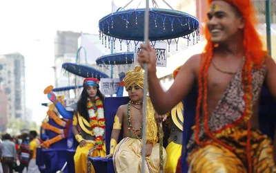 Devotee dressed as Sri Balaram Mehedi Hasan/Dhaka Tribune 