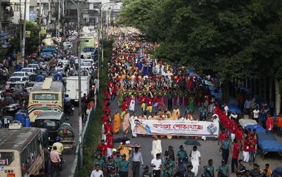 A colourful  Ratha Yatra procession Mehedi Hasan/Dhaka Tribune 
