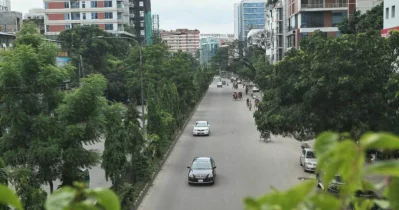 Empty roads in Dhanmondi Rajib Dhar/Dhaka Tribune