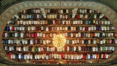 Muslims offer their special prayers at the National Eidgah Rajib Dhar/Dhaka Tribune n