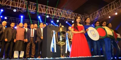 In the presence of distinguished personalities, the Bangabandhu Gold Cup trophy was unveiled Saturday at Pan Pacific Sonargaon Hotel in Dhaka amid a glitzy ceremony n MD MANIK 