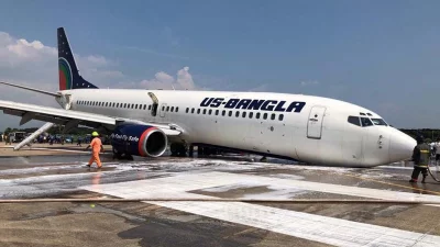 Emergency services were quickly dispatched to the tarmac | Focus Bangla