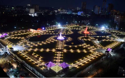 Beautiful view of the Jamboree Park Focus Bangla