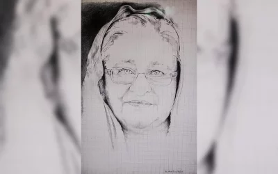 A sketch of Prime Minister Sheikh Hasina Mahmud Hossain Opu/Dhaka Tribune
