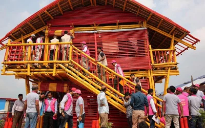The 1st two-storey learning centre is designed by two associate professors at Brac Universitys architecture department Syed Zakir Hossain/Dhaka Tribune 