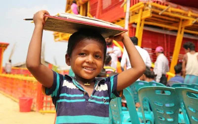 A young Rohingya boy hopes to receive access to education at TLC Syed Zakir Hossain/Dhaka Tribune