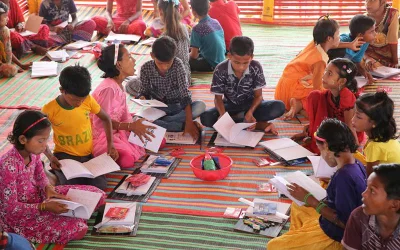 Rohingya youngsters learning at the centre Syed Zakir Hossain/Dhaka Tribune