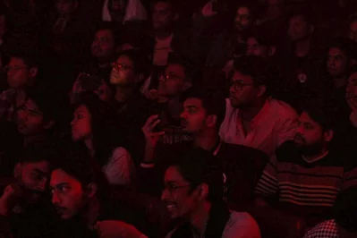 The audiences are on the edge of their seats