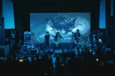 A huge number of drummers and rock music enthusiasts enjoy  first Bangladesh Drum Day at the Russian Cultural Centre on December 8, 2018