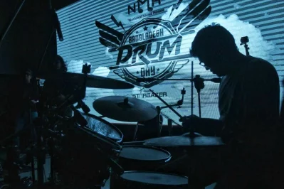 Dio plays a couple of popular Nemesis numbers on his drums
