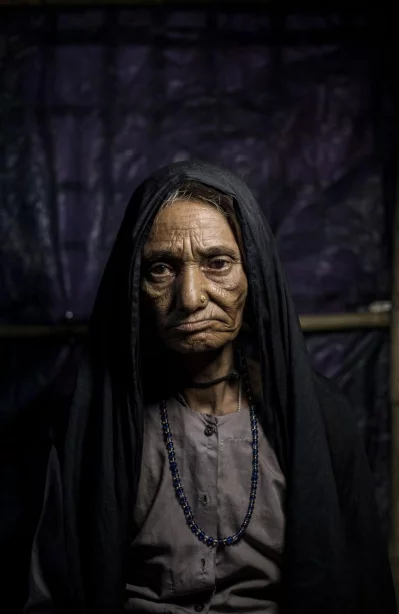 Dolubibi, 65: I couldnt save anything from my house. I left it all there. This prayer bead is very important for me because I pray. I couldnt get my Quran though.Ahmer Khan/Amnesty International