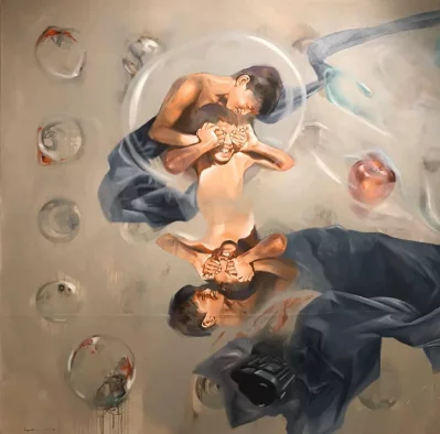 The exhibition showcases an array of artworks by 130 renowned and promising artists of Bangladesh and India | Maisha Mehzabeen /Dhaka Tribune