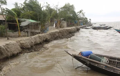 Effects of cyclone Fani as seen in the picture taken from Kanainagar village of Mongla on May 04, 2019 | Syed Zakir Hossain/Dhaka Tribune