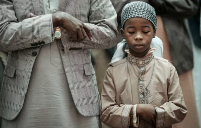 Kenyan Muslim worshippers attend Eid al-Fitr prayers to mark the end of the Muslim holy month of Ramadan on June 4, 2019 Reuters