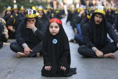 Lebanons Hezbollah supporters attend a religious procession to mark the Shiite Ashura ceremony, in Beirut, Lebanon, September 10, 2019 |Reuters