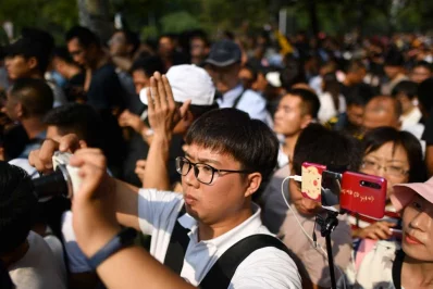 security established around the official ceremony in Tiananmen Square in Beijing on October 1, 2019, as the country marks the 70th anniversary of the founding of the Peopleu2019s Republic of China |AFP