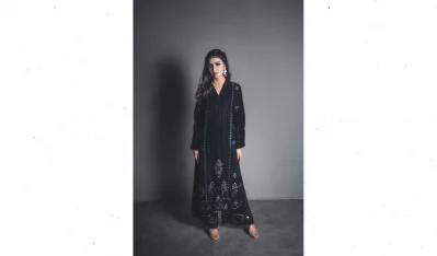 Luxe fabrics add a tactile element to the overall ensemble. Photos: Syeda Mushda Ali