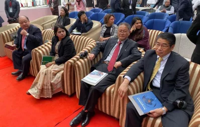 Diplomats from India, North Korea and South Korea at 21st National Council of ruling Awami League on Friday, December 20, 2019 Dhaka Tribune
