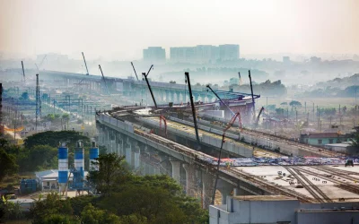 Photo shows the under construction Metro Rail project in Dhaka Syed Zakir Hossain/Dhaka Tribune
