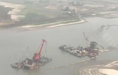This aerial photo of Padma Bridge  was taken on March 2, 2020 | Courtesy: Rashed Malik 