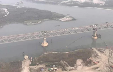 This aerial photo of Padma Bridge  was taken on March 2, 2020 | Courtesy: Rashed Malik 
