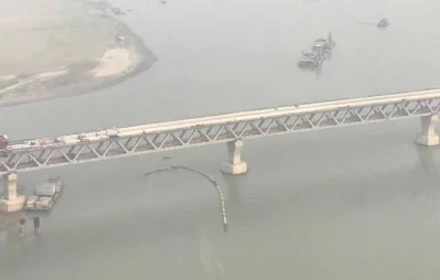 This aerial photo of Padma Bridge  was taken on March 2, 2020 | Courtesy: Rashed Malik 