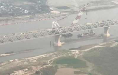 This aerial photo of Padma Bridge  was taken on March 2, 2020 | Courtesy: Rashed Malik 