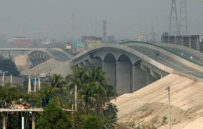 The 54.7km four-lane Dhaka-Bhanga Expressway is expected to reduce travel time between Dhaka and Faridpur by several hours, improving connectivity between the capital and the southern districts Syed Zakir Hossain/Dhaka Tribune