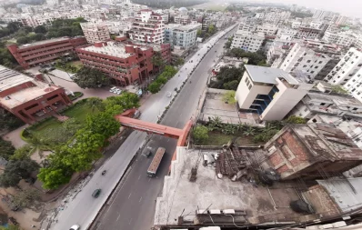 Almost empty streets of Dhaka on Tuesday, March 24, 2020 | Syed Zakir Hossain/Dhaka Tribune