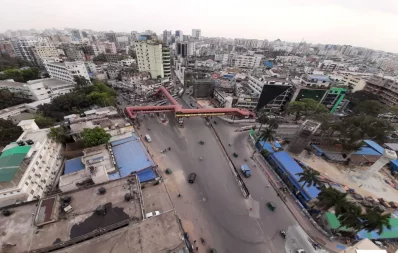 Almost empty streets of Dhaka on Tuesday, March 24, 2020 | Syed Zakir Hossain/Dhaka Tribune