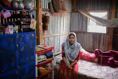 Rahima used to work at the Crystal Diagnostics Centre. She was laid off without pay and without notice in March, at the onset of the outbreak. She spends her days worrying about how she will manage rent and the expenses of her family, who lives with her | Mahmud Hossain Opu/Dhaka Tribune