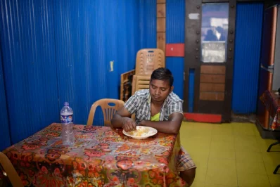 Abdul Ahad, a restaurant owner in Kalachandpur said u2018We havenu2019t had many customers, and I havenu2019t been able to sell my food through delivery services,u201d adding that he was worried about rent, which his landlord has been demanding | Mahmud Hossain Opu/Dhaka Tribune